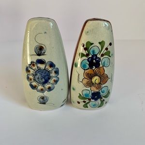 Vintage Salière et poivrière céramique -Mexico